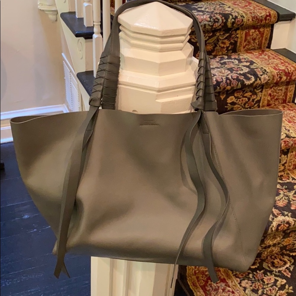 All Saints Vincent Leather Tote